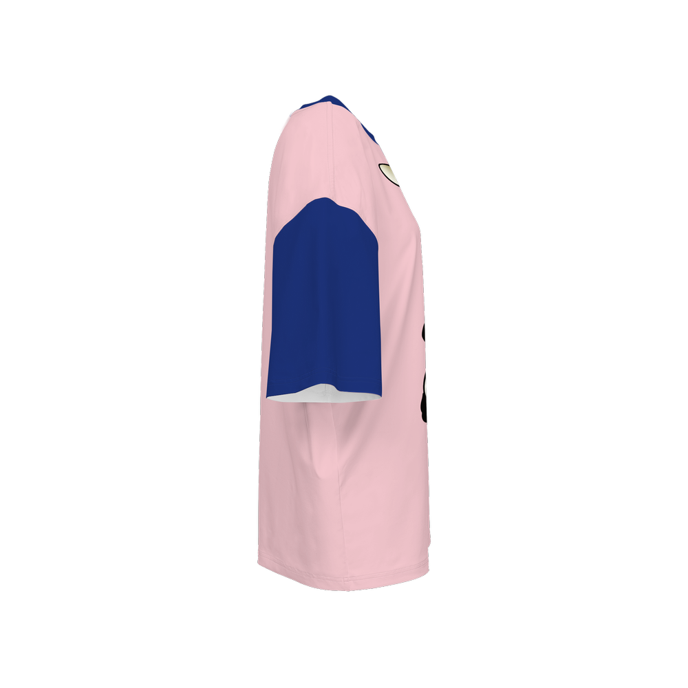 Kawaii Pig Women's Oversized Short-Sleeve T-Shirt-Heavyweight 225g