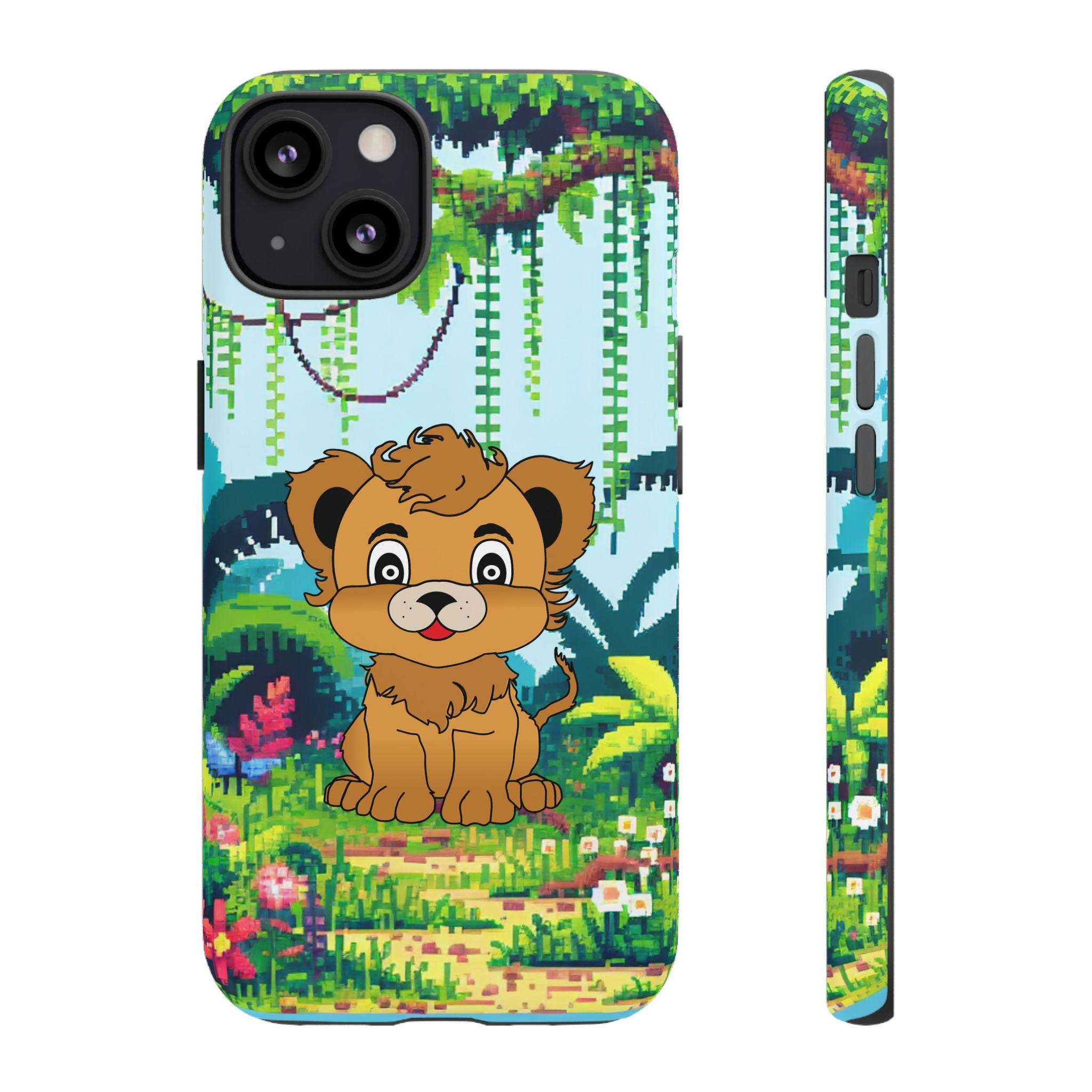 Cute Lion in the Jungle Tough Cases