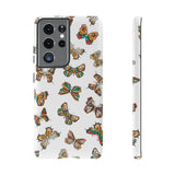 Butterflies Tough Cases, Phone Case, Protective Cover, Butterfly Pattern, Gift for Her, Unique Phone Accessory