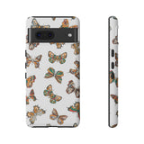 Butterflies Tough Cases, Phone Case, Protective Cover, Butterfly Pattern, Gift for Her, Unique Phone Accessory