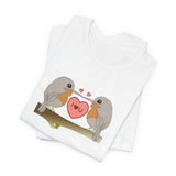 Robins in love Unisex Jersey Short Sleeve Tee