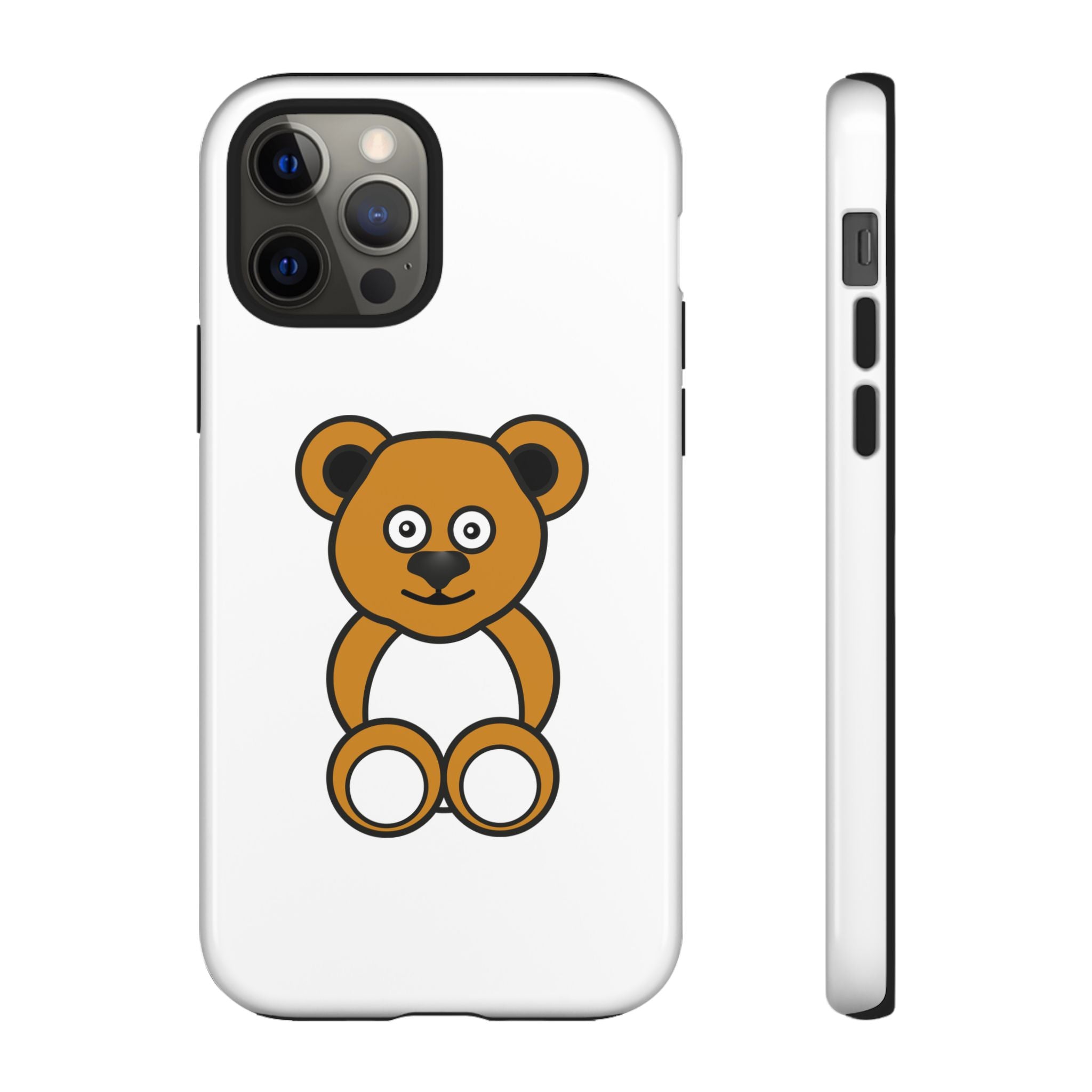 White Cute Ochre Bear Tough Cases