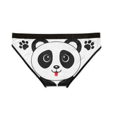 Kawaii Panda Face Panties — Cute Panda Print Women's Underwear
