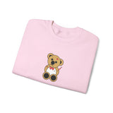Embroidered Little Teddy Bear Crewneck Sweatshirt
