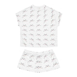 Sleepy Whiskers Pajama Set - Cute Pajama Set for Women - Short Pajamas - Sleepwear Set