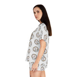 Happy Kawaii Hedgehog Pajama Set - Cute PJ Shorts - Adorable Sleepwear