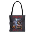 Halloween Doll With a Mix of Scary and Sweet Tote Bag