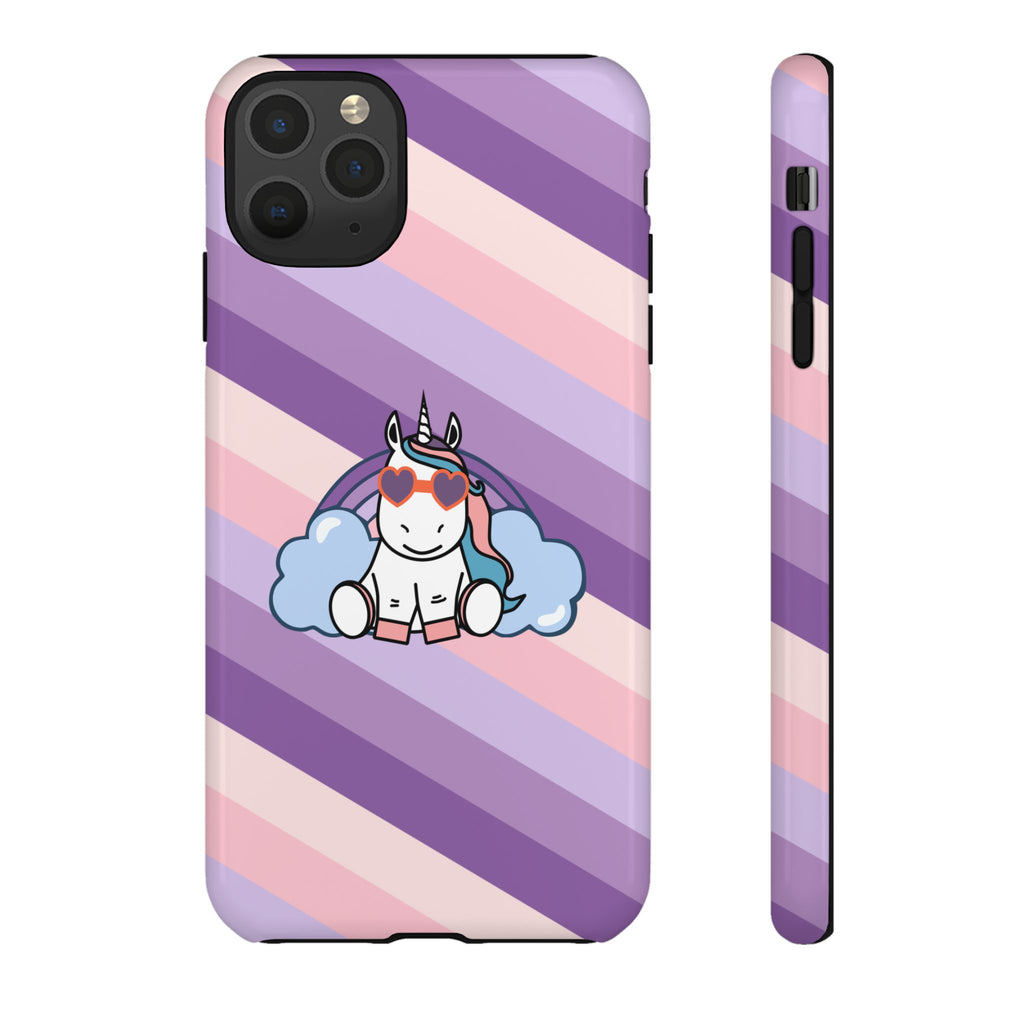 iPhone Unicorn Rainbow Tough Cases, Rainbow Unicorn Phone Covers, Unicorn Lover Gifts, iPhone Accessories, Protective Phone Cases