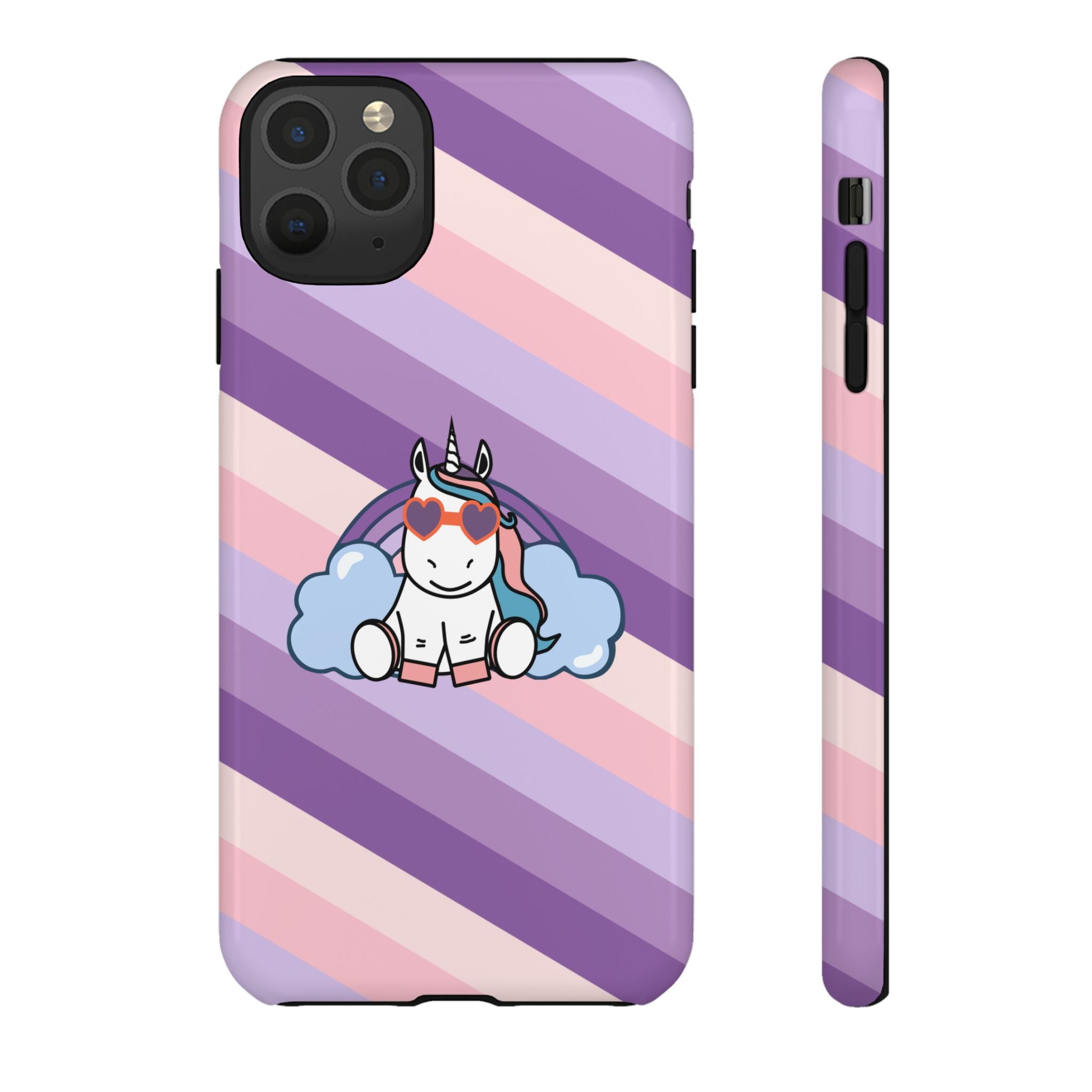 iPhone Unicorn Rainbow Tough Cases, Rainbow Unicorn Phone Covers, Unicorn Lover Gifts, iPhone Accessories, Protective Phone Cases