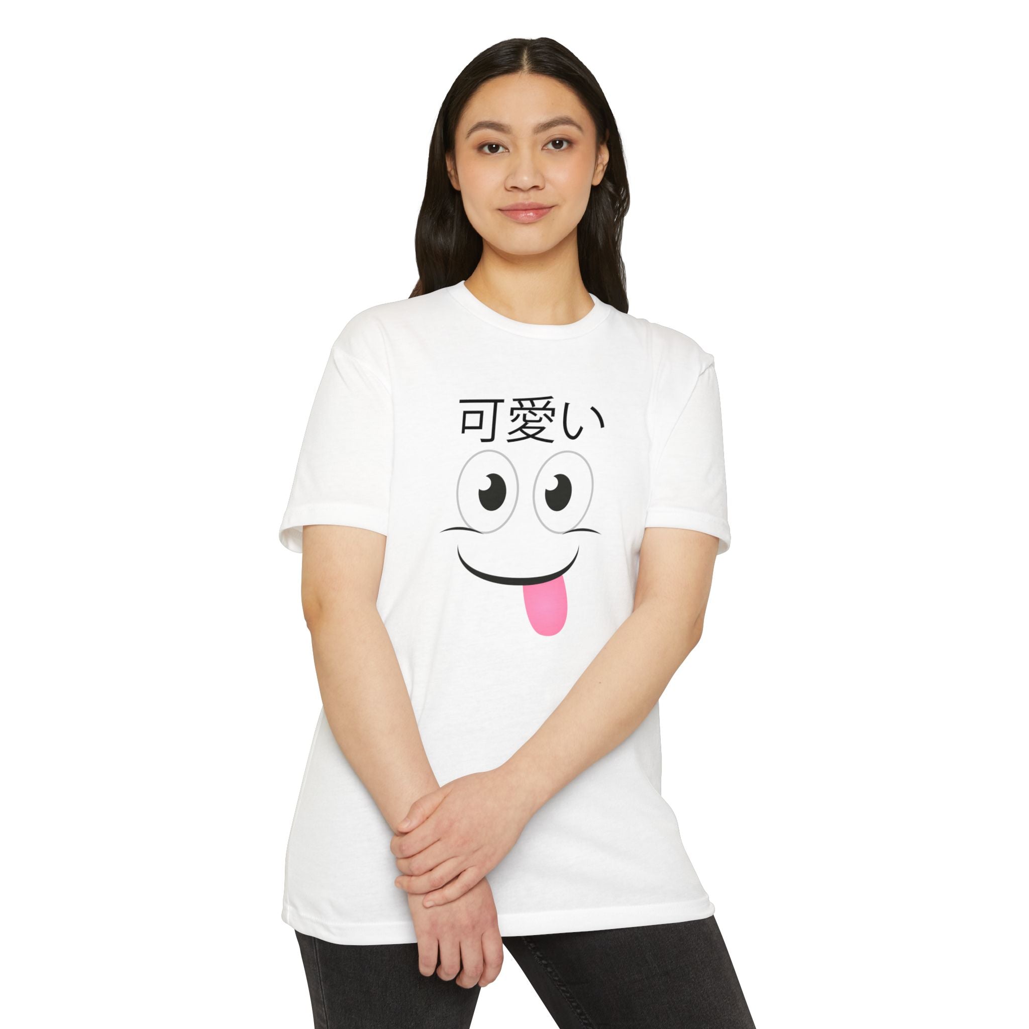 Kawaii Yum Smile T-Shirt, Cute Funny Tee, Happy Unisex Shirt, Adorable Top, Soft Cotton Blend Apparel