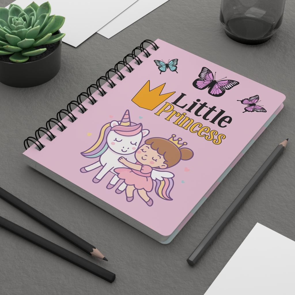 Little Princess Unicorn Spiral Notebook