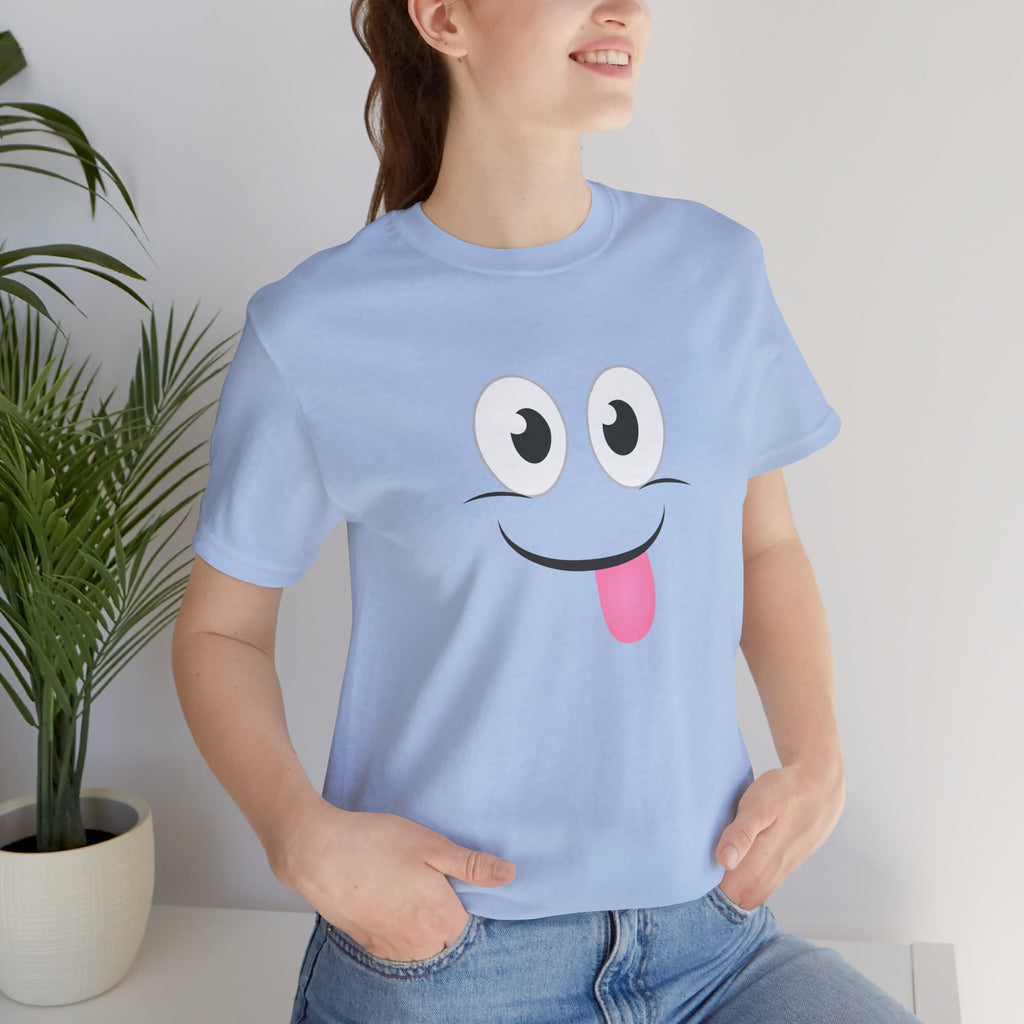 Yum Smile T-Shirt, Cute Graphic Tee, Food Lover Gift, Unisex Top, Funny Saying Shirt, Short Sleeve Tee