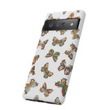 Butterflies Tough Cases, Phone Case, Protective Cover, Butterfly Pattern, Gift for Her, Unique Phone Accessory