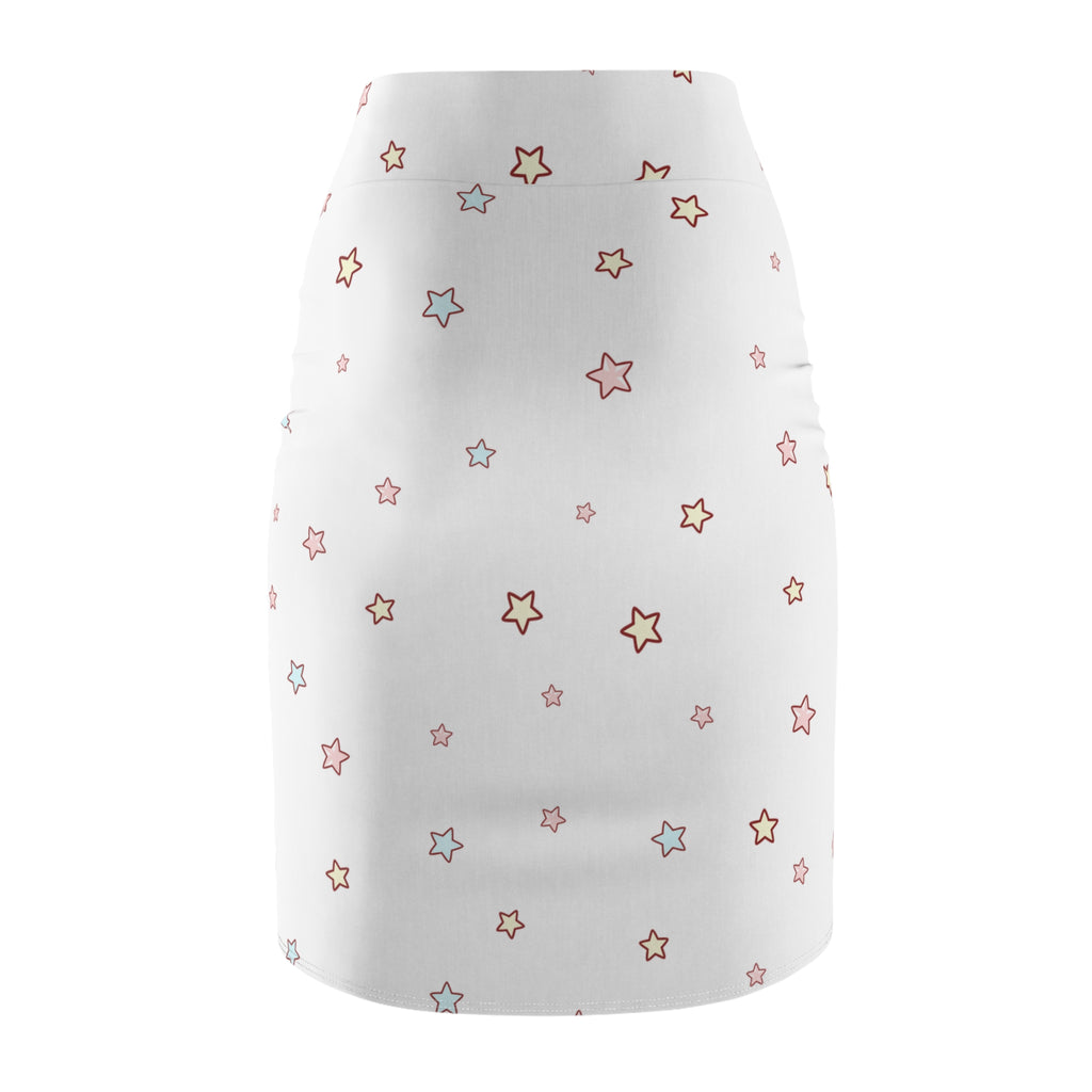 Kawaii Stars Pencil Skirt - Cute Skirt