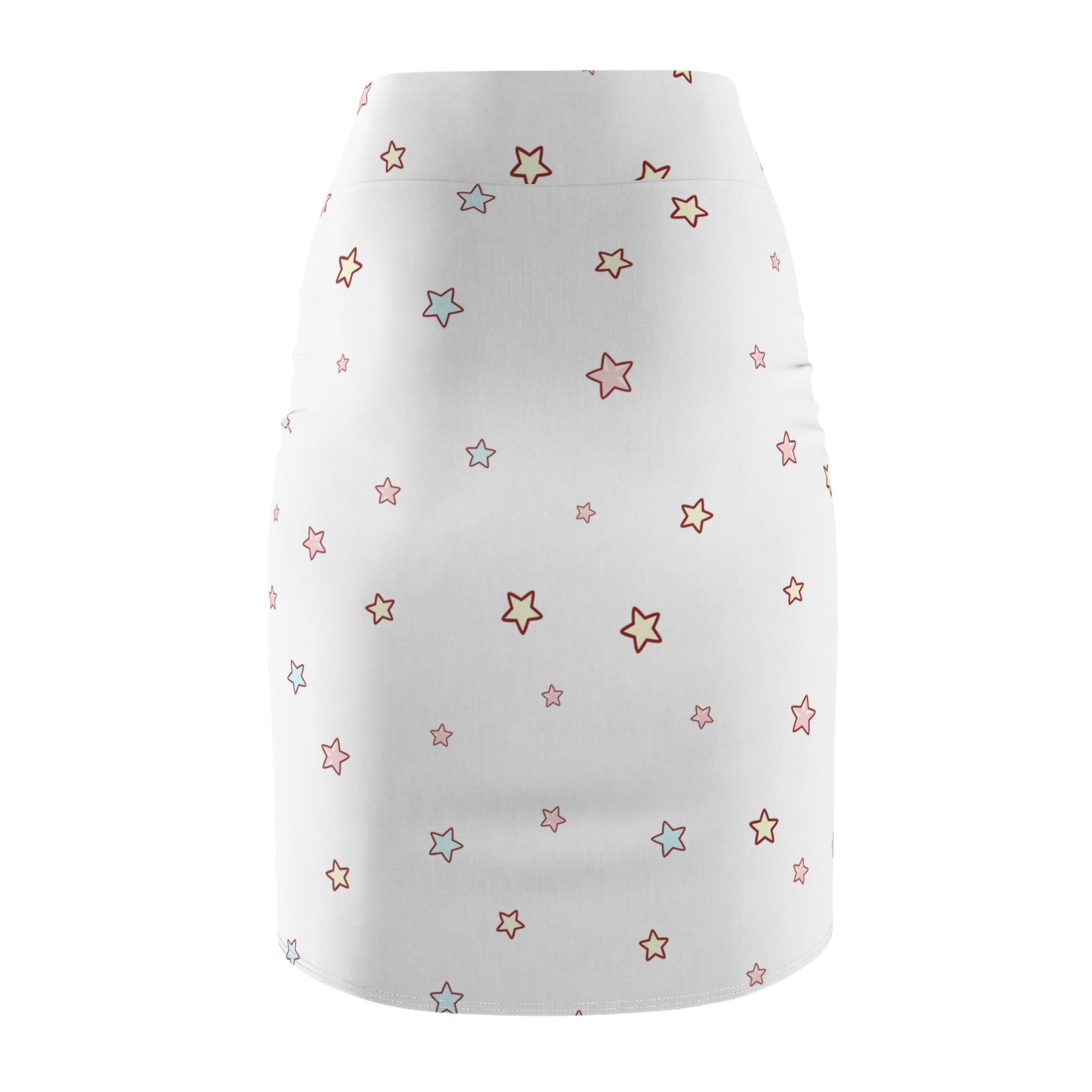 Kawaii Stars Pencil Skirt - Cute Skirt