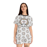 Happy Kawaii Hedgehog Pajama Set - Cute PJ Shorts - Adorable Sleepwear