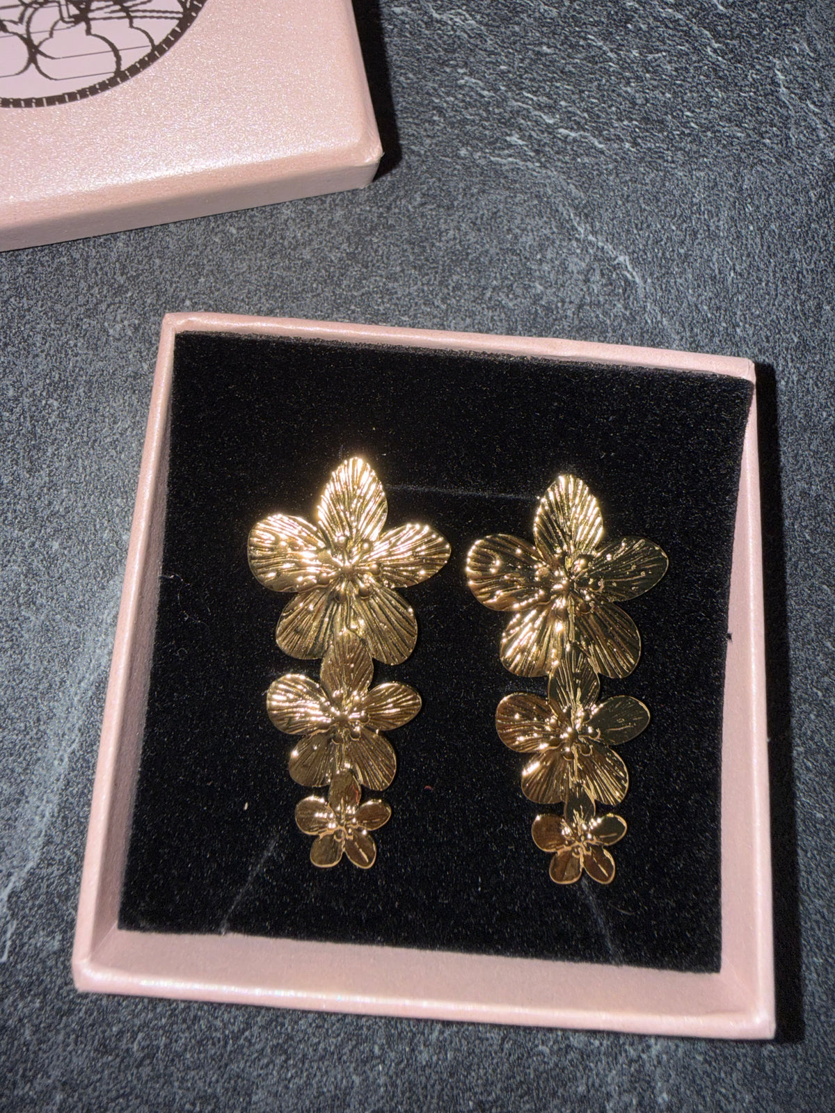 Gold-Tone Statement Earrings – Cute Stainless Steel Style Jewelry