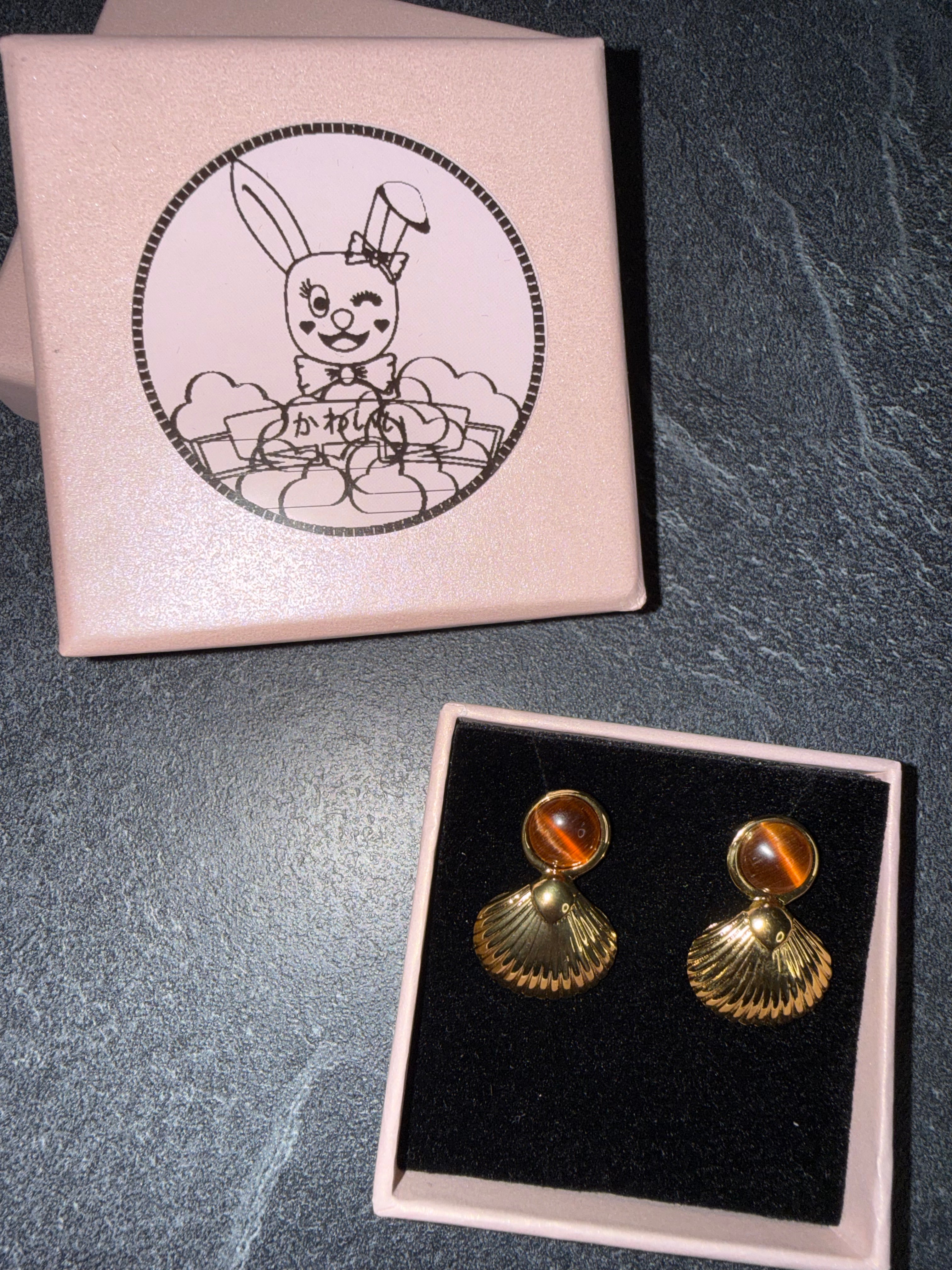 Gold-Tone Statement Earrings – Cute Stainless Steel Style Jewelry