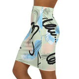 Abstract Art Pencil Skirt