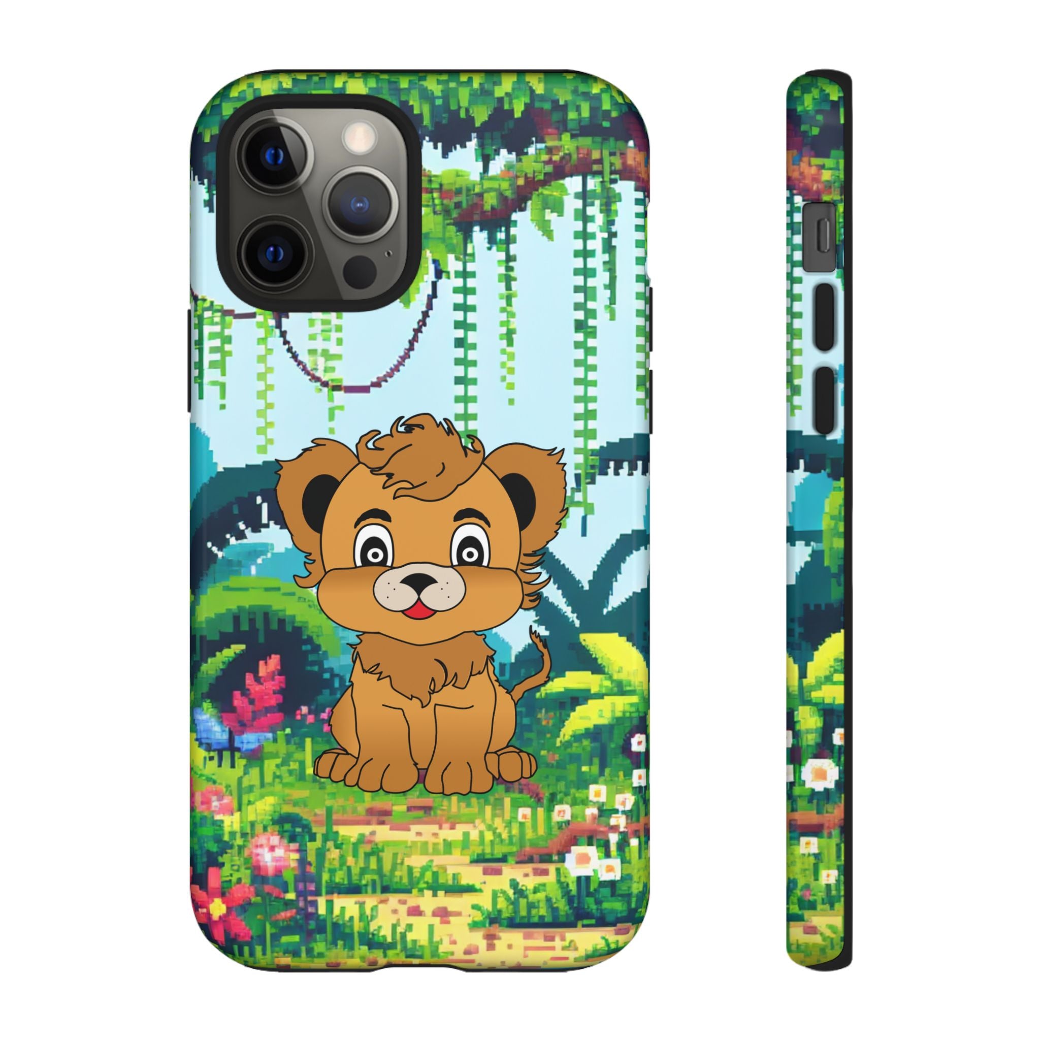 Cute Lion in the Jungle Tough Cases