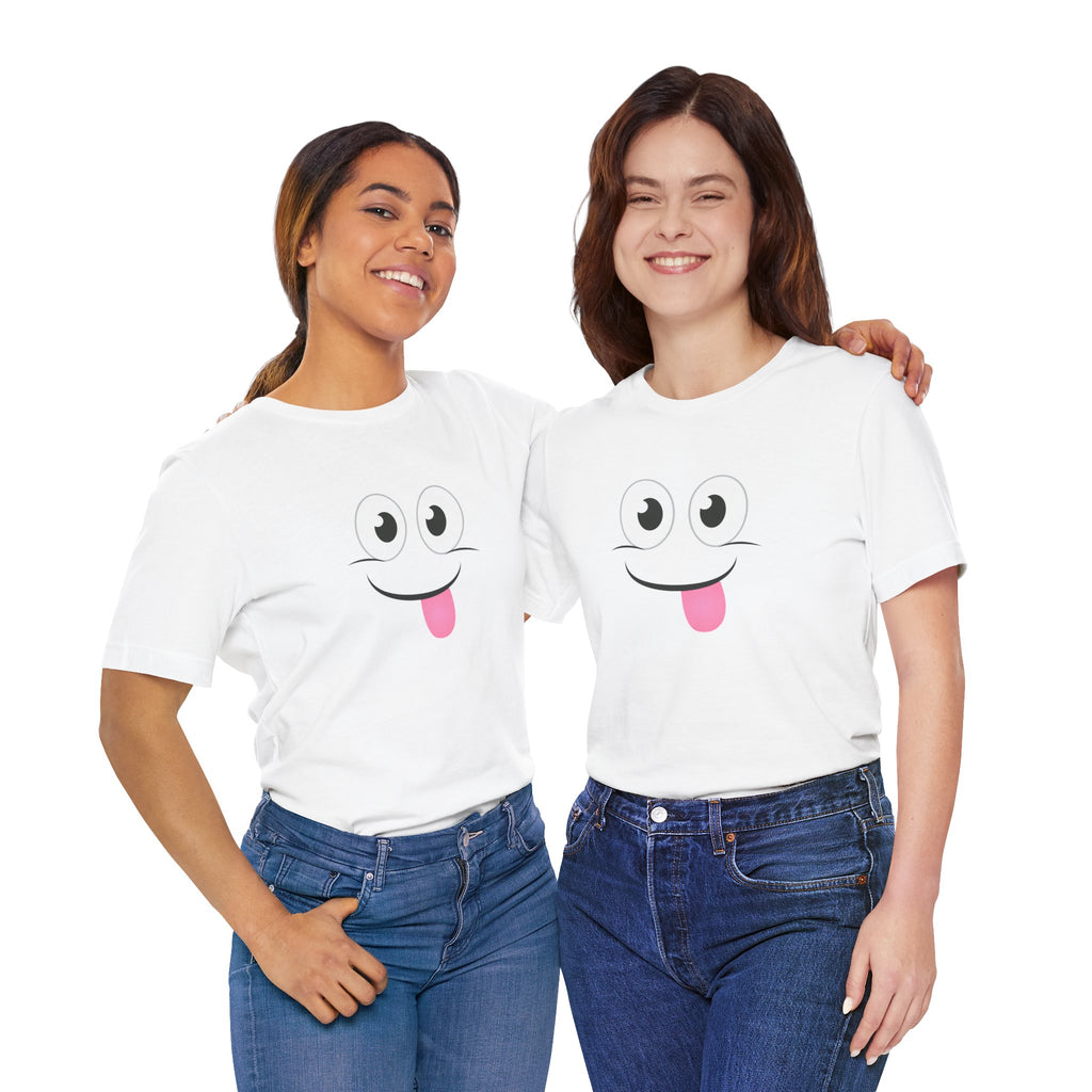 Yum Smile T-Shirt, Cute Graphic Tee, Food Lover Gift, Unisex Top, Funny Saying Shirt, Short Sleeve Tee