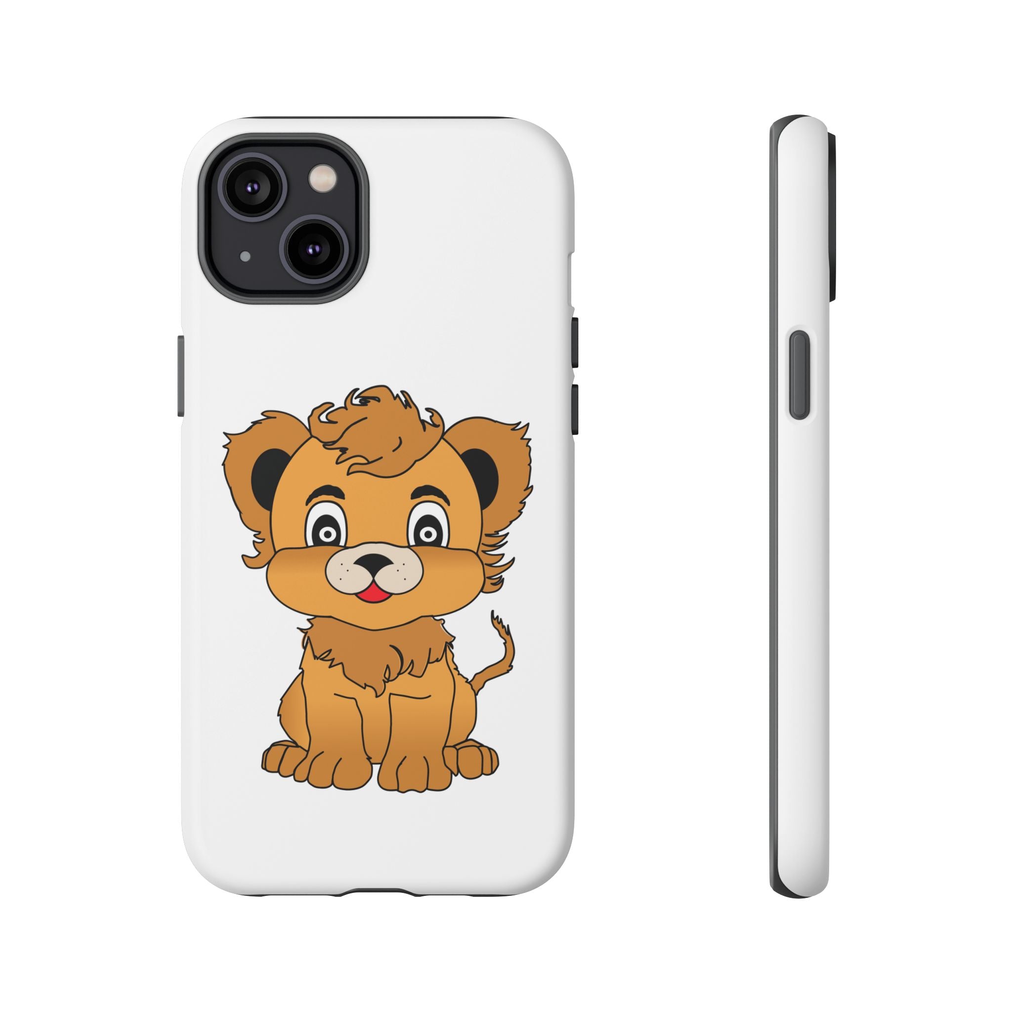 Cute Lion Tough Cases, Lion Phone Cases, Animal Print Phone Cover, Protective Case, Safari Theme Accessories