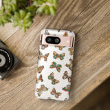 Butterflies Tough Cases, Phone Case, Protective Cover, Butterfly Pattern, Gift for Her, Unique Phone Accessory