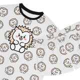 Happy Kawaii Hedgehog Pajama Set - Cute PJ Shorts - Adorable Sleepwear