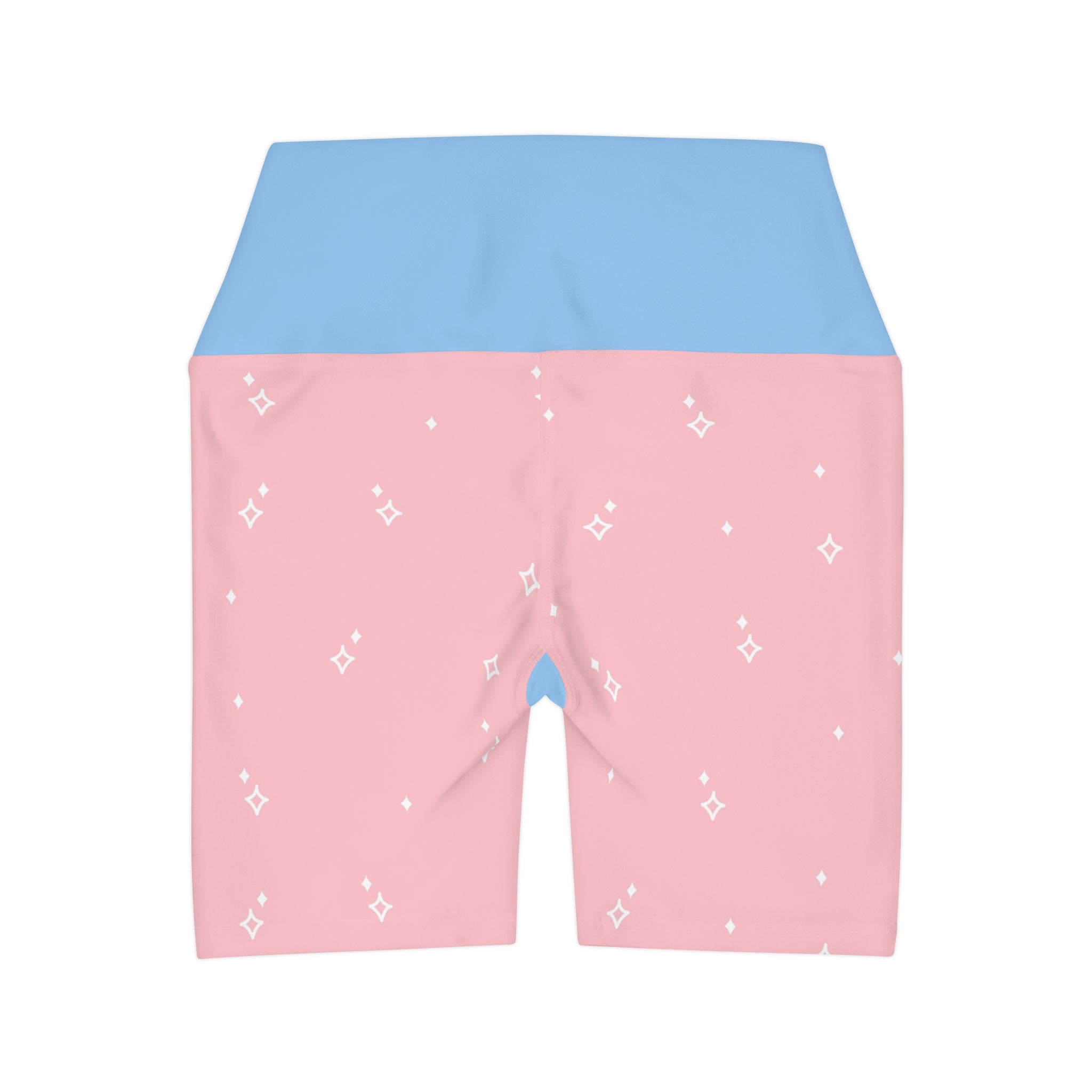 Kawaii Dogs Rainbow Yoga Shorts, Cute Animal Print Workout Bottoms, Fun High Waist Exercise Pants, Colorful Athletic Wear, Dog Lover Gifts