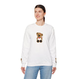 Embroidered Little Teddy Bear Crewneck Sweatshirt