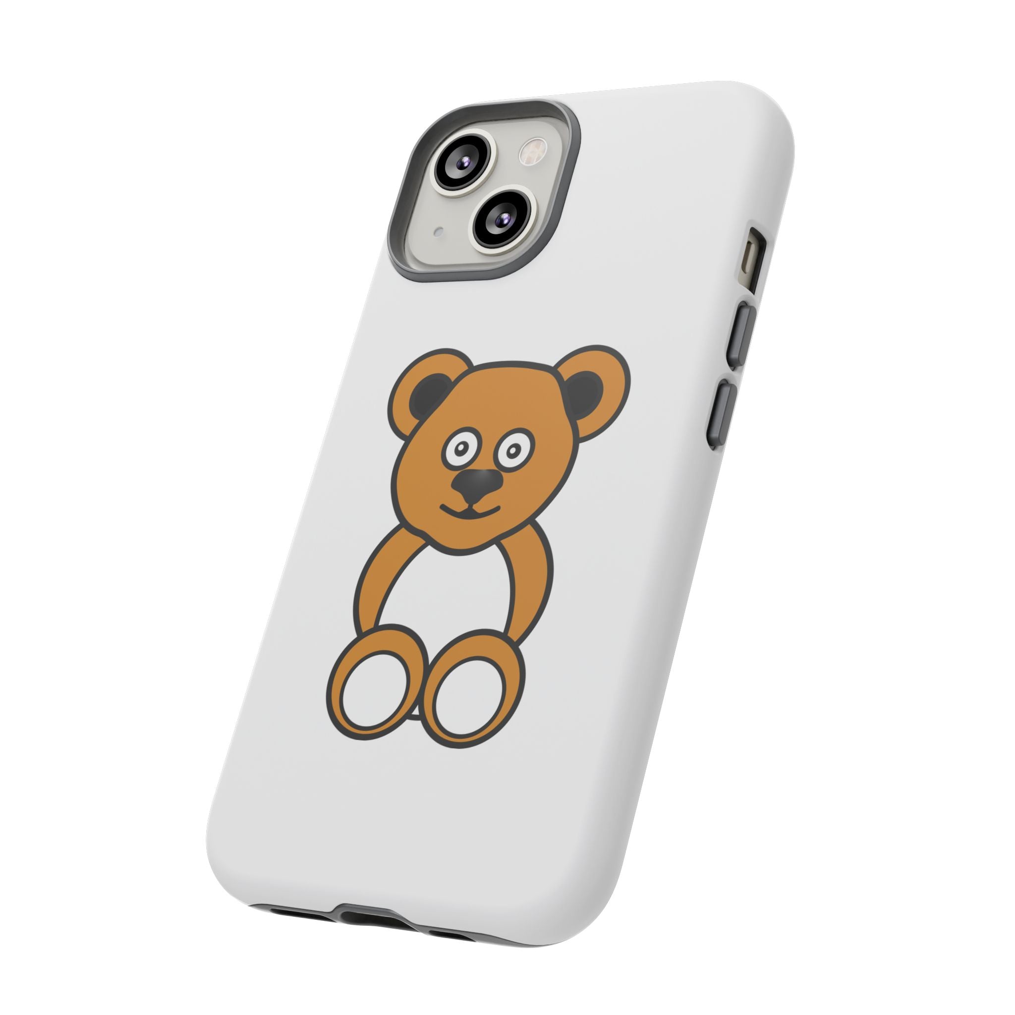 White Cute Ochre Bear Tough Cases