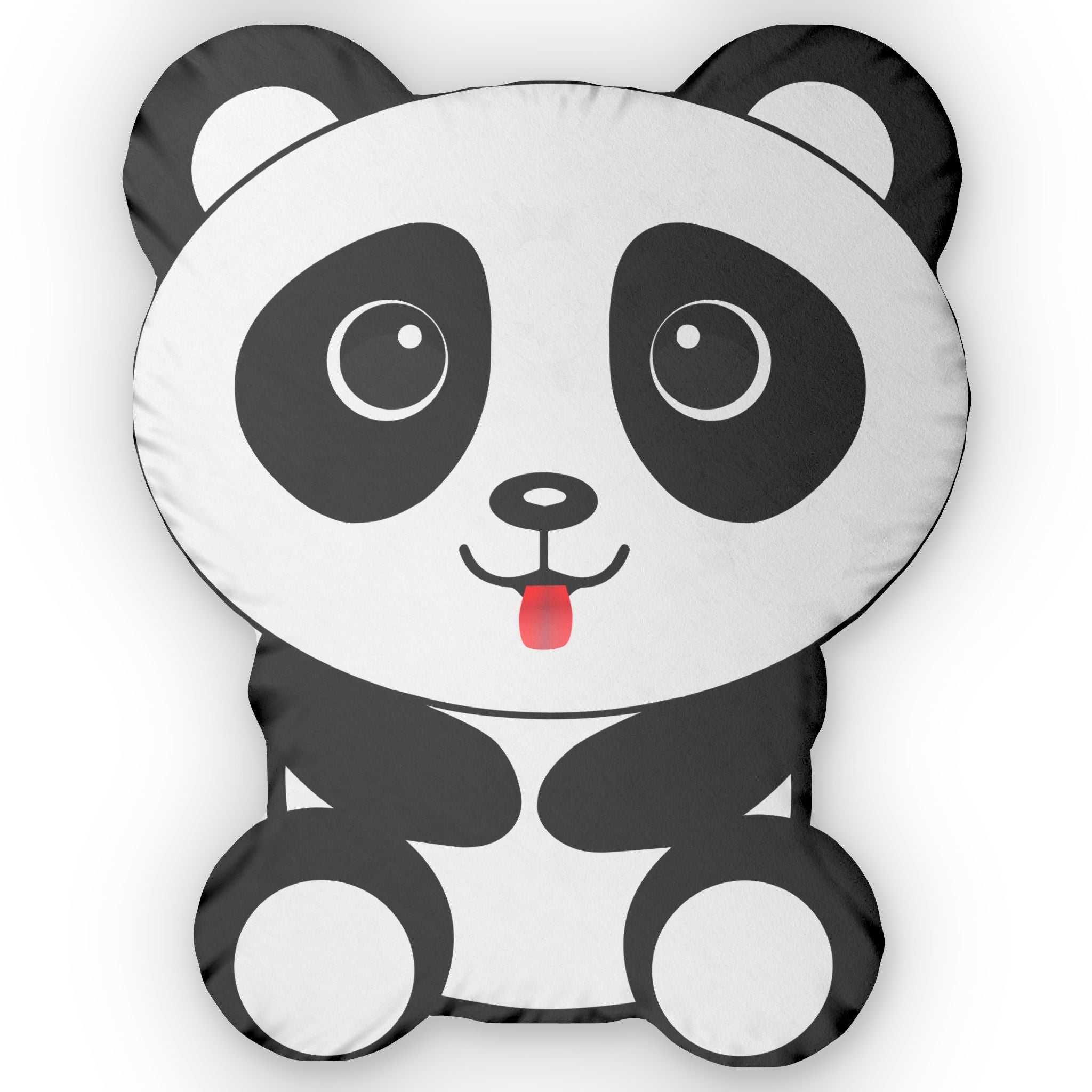 Kawaii Panda Pillow, Cute Animal Cushion, Custom Plush Toy, Adorable Stuffed Animal, Kids Room Decor