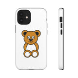 White Cute Ochre Bear Tough Cases