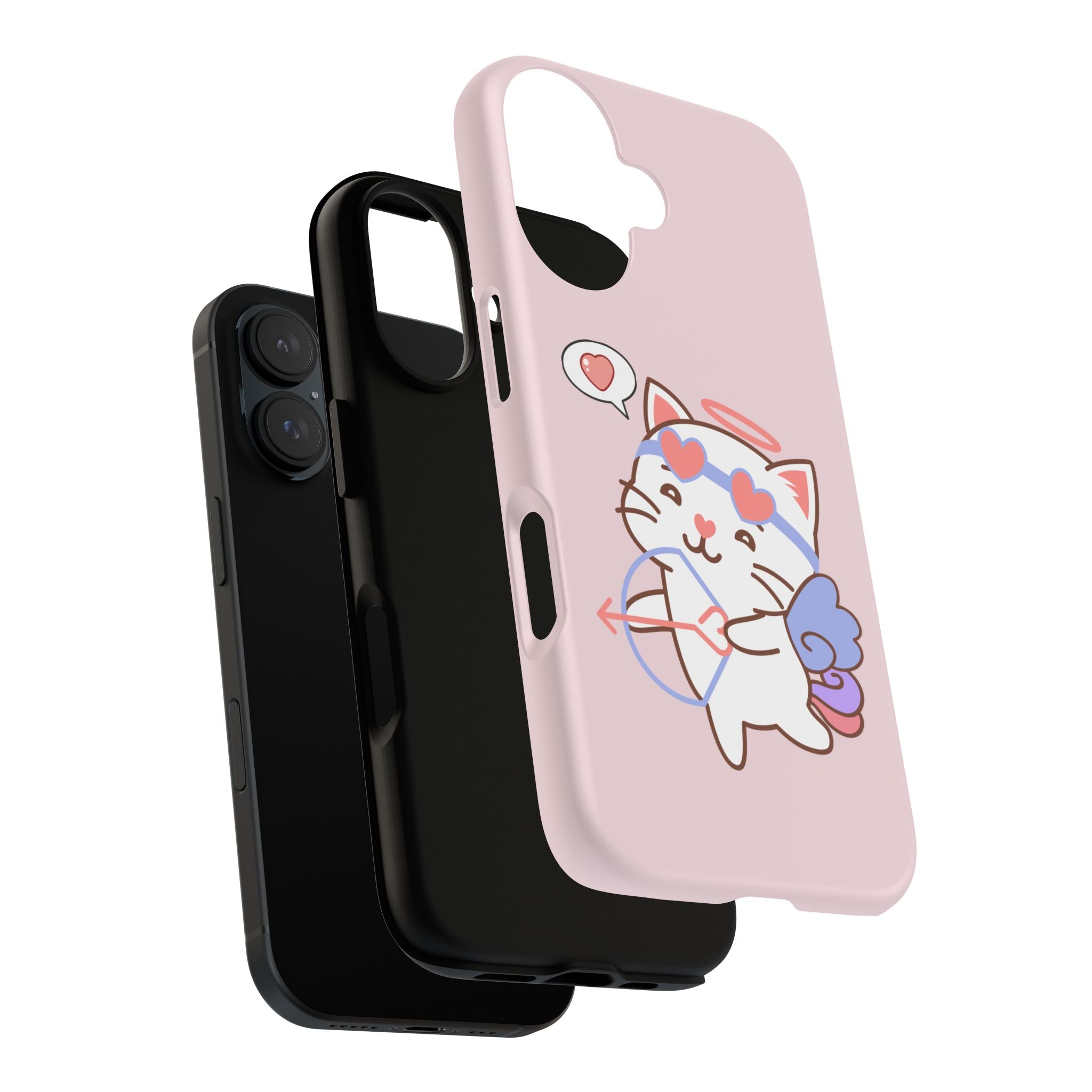 Phone Cases Cute Cupido Cat Valentine's Day Gift