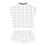 Sleepy Whiskers Pajama Set - Cute Pajama Set for Women - Short Pajamas - Sleepwear Set