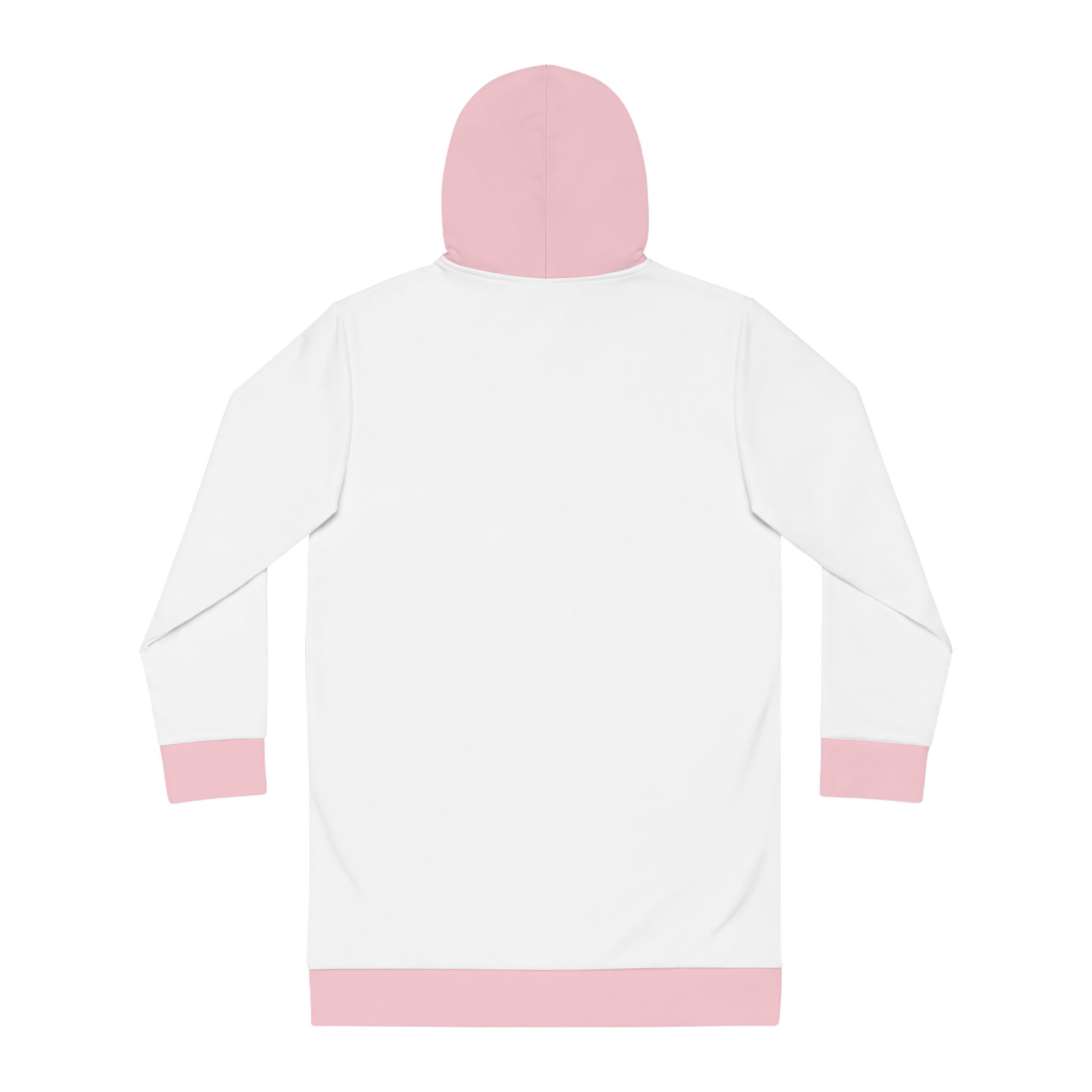 Cute Rabbit I Love You Women's Hoodie Dress, Valentine's Day Gift, Cozy Animal Graphic Sweatshirt Outfit, Bunny Lover Merch