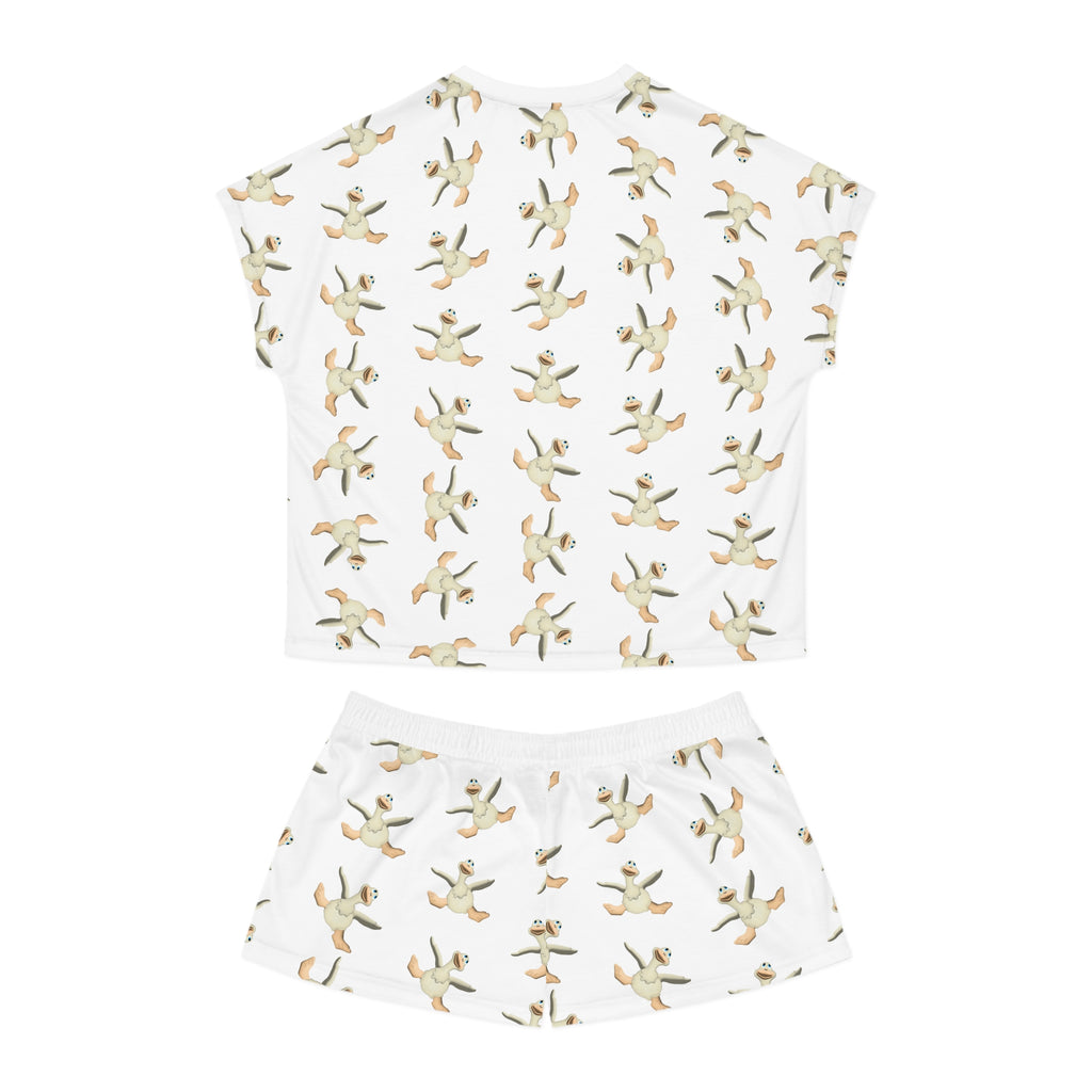 Kawaii Duck Pajama Set - Women's Pajamas - Cute Lounge Wear - Duck Print Sleepwear