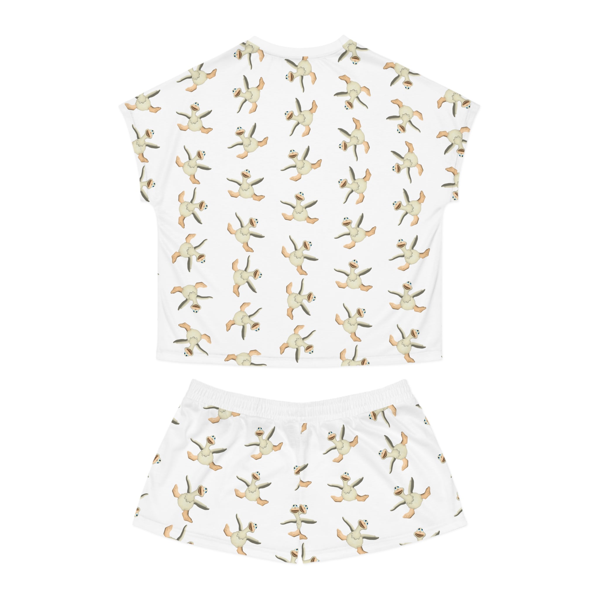 Kawaii Duck Pajama Set - Women's Pajamas - Cute Lounge Wear - Duck Print Sleepwear