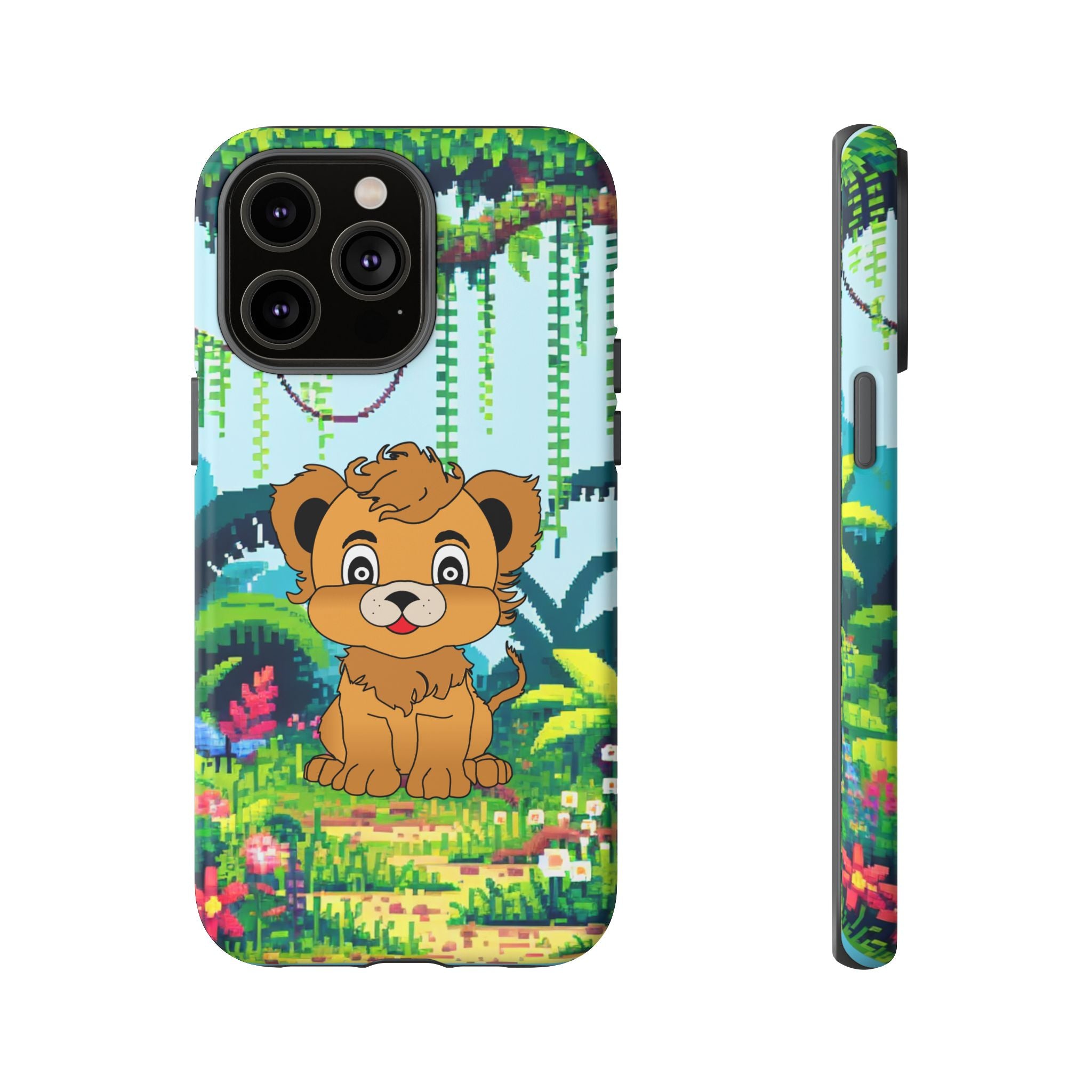 Cute Lion in the Jungle Tough Cases