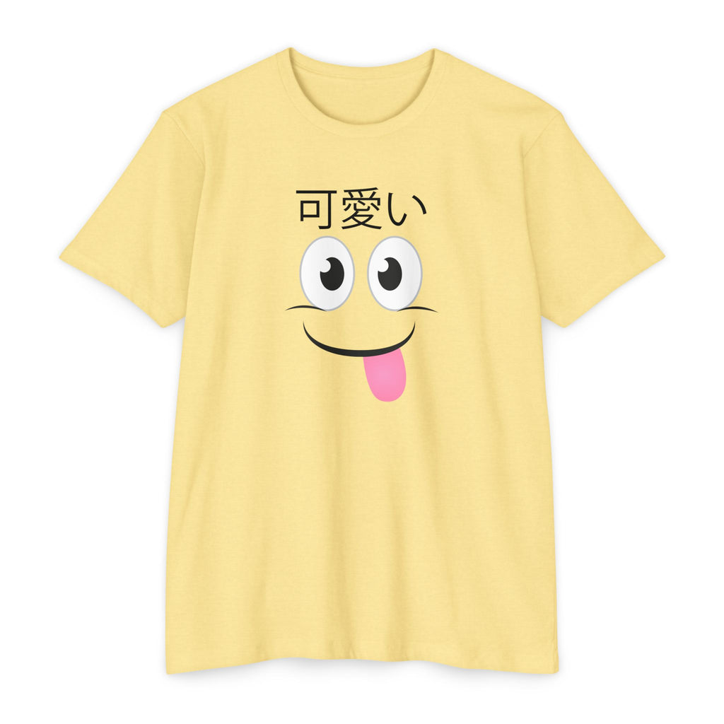Kawaii Yum Smile T-Shirt, Cute Funny Tee, Happy Unisex Shirt, Adorable Top, Soft Cotton Blend Apparel