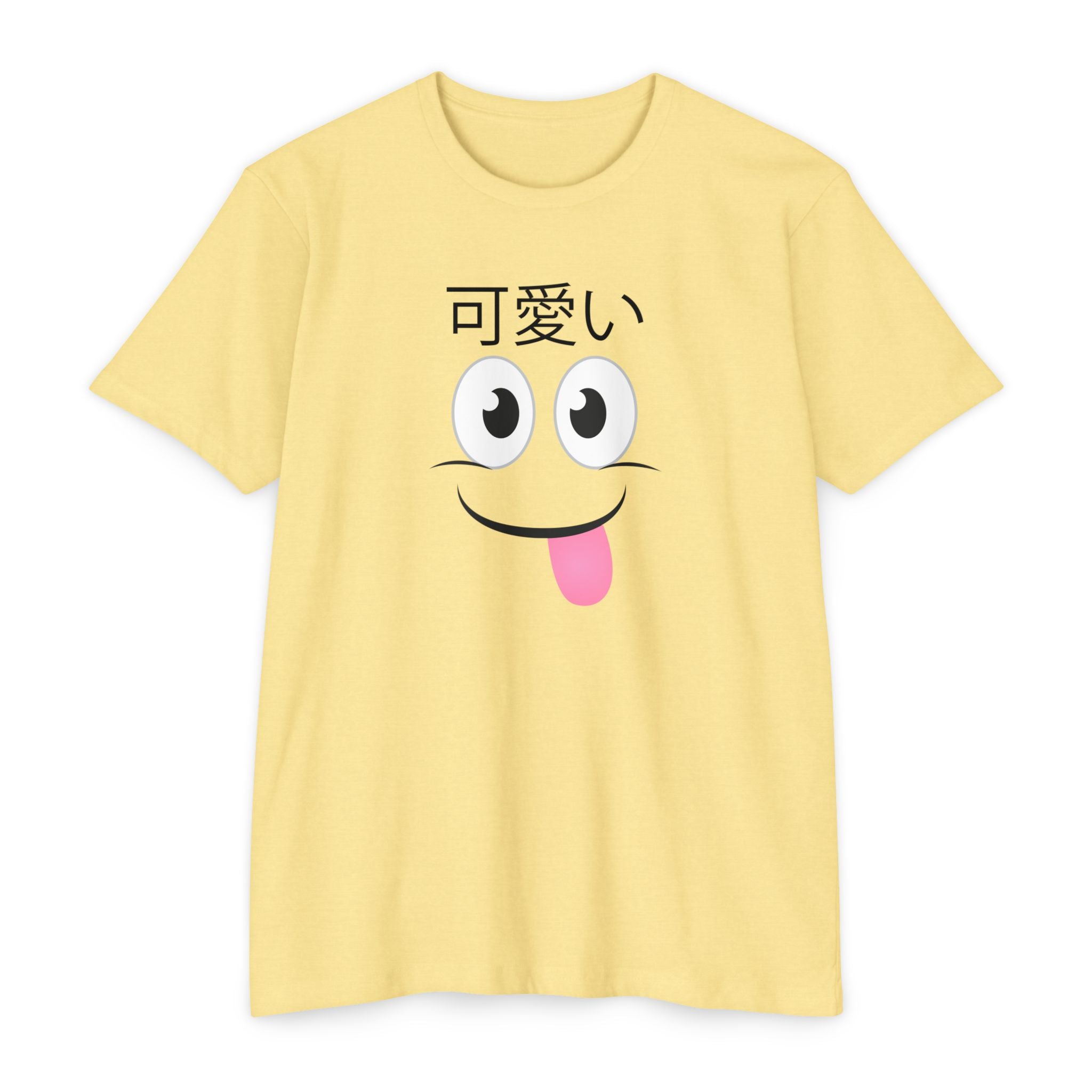 Kawaii Yum Smile T-Shirt, Cute Funny Tee, Happy Unisex Shirt, Adorable Top, Soft Cotton Blend Apparel