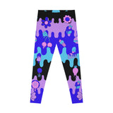 Kawaii Candy & Flower High-Waist Pastel Stretchy Leggings