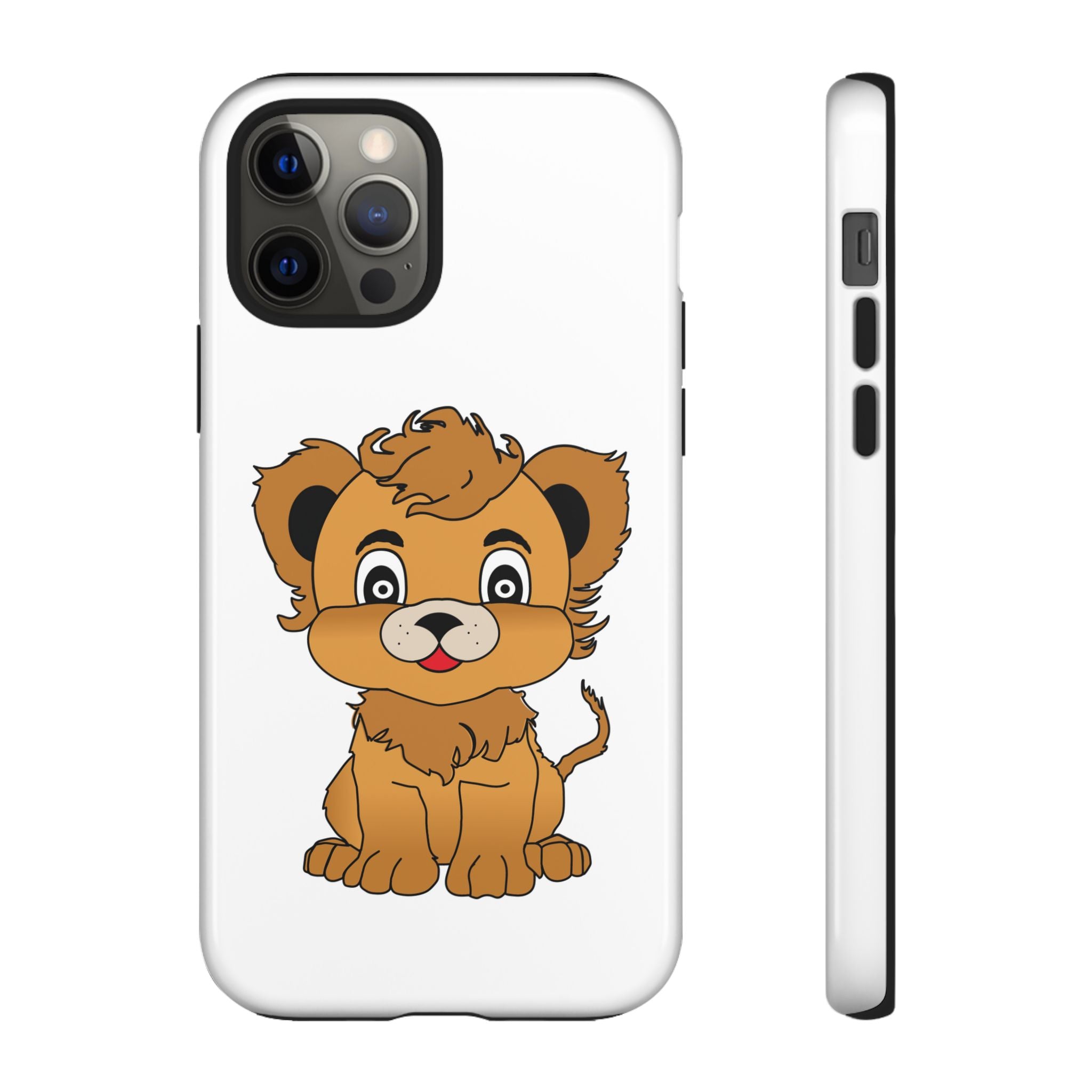Cute Lion Tough Cases, Lion Phone Cases, Animal Print Phone Cover, Protective Case, Safari Theme Accessories