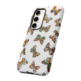 Butterflies Tough Cases, Phone Case, Protective Cover, Butterfly Pattern, Gift for Her, Unique Phone Accessory