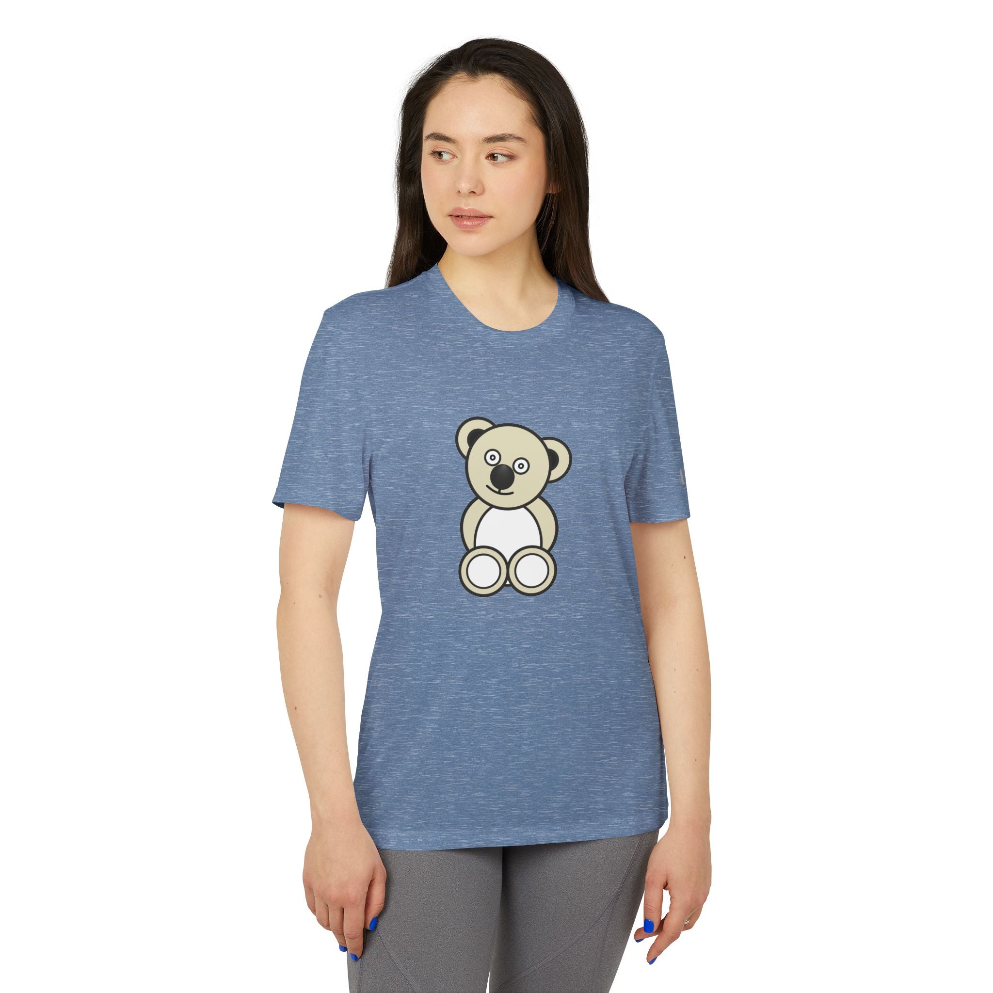 Adidas® Unisex Sport T-shirt Cute Bear