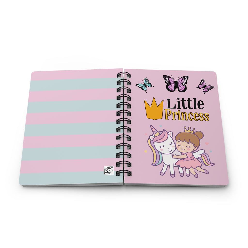 Little Princess Unicorn Spiral Notebook