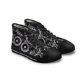 Skulls Women's High Top Sneakers - Gothic Punk Shoes