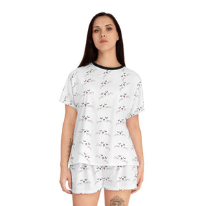 Sleepy Whiskers Pajama Set - Cute Pajama Set for Women - Short Pajamas - Sleepwear Set