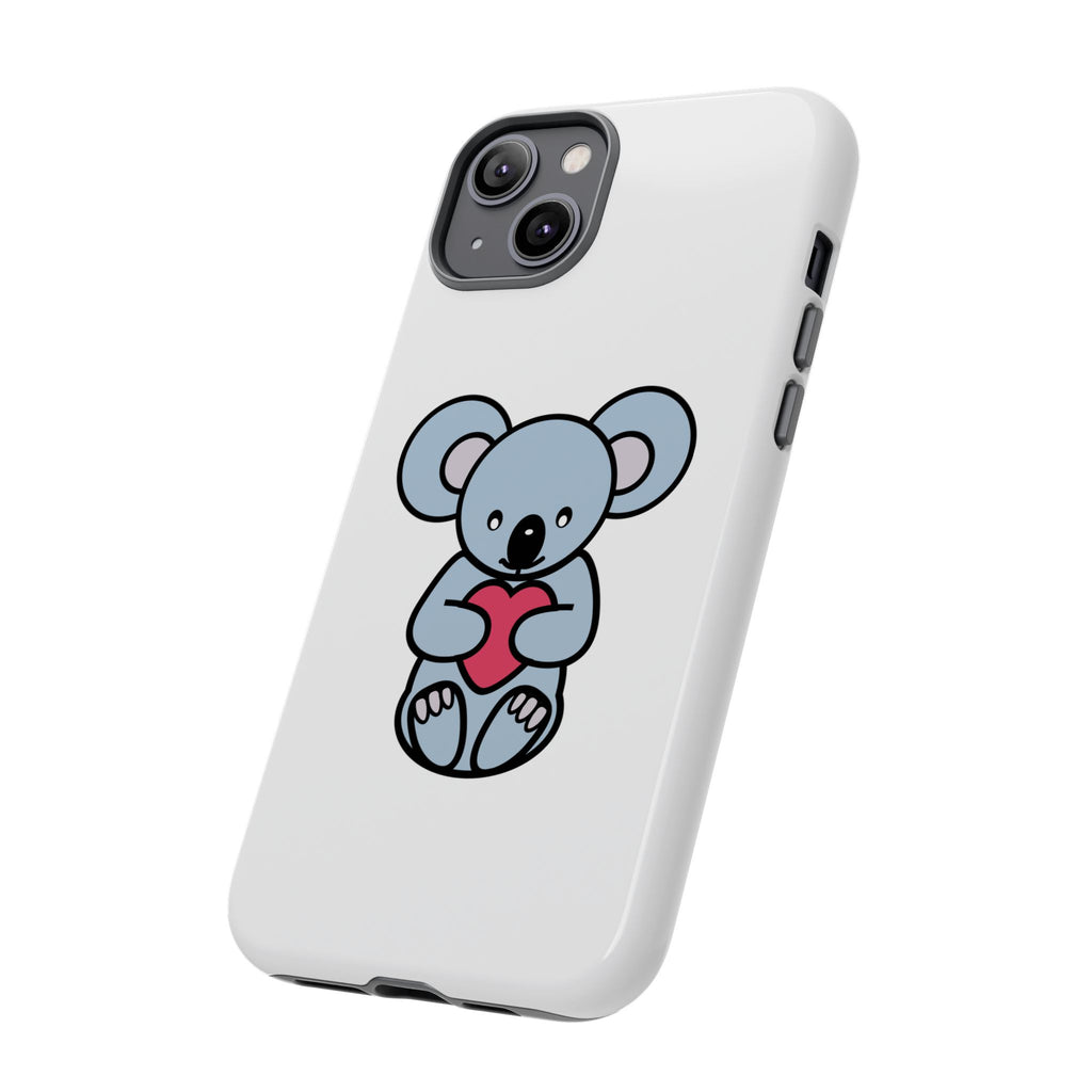 White Cute Coala Tough Cases