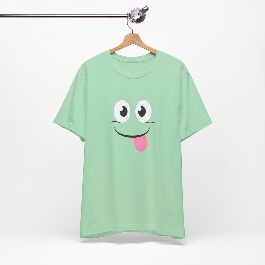 Yum Smile T-Shirt, Cute Graphic Tee, Food Lover Gift, Unisex Top, Funny Saying Shirt, Short Sleeve Tee